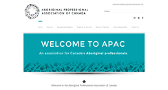 Desktop Screenshot of aboriginalprofessionals.org